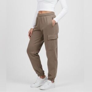Tuff Athletics Women's Fleece Cargo Jogger Pants NWOT